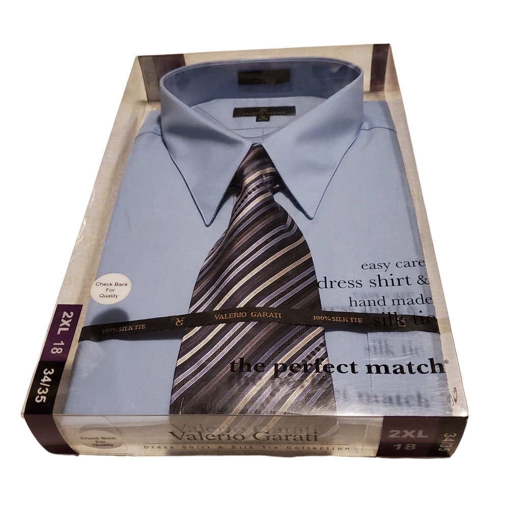 Classic Blue Dress Shirt for Formal Occasions
